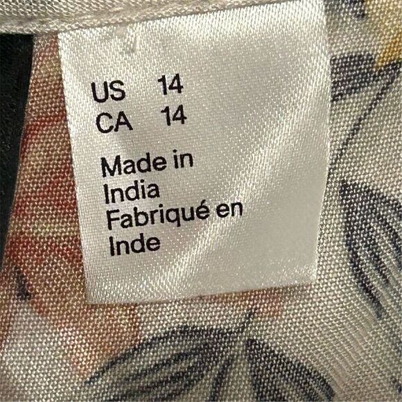 Divided Women's Size 14 Floral Spaghetti Strap Short Dress Multicolor - Picture 11 of 15